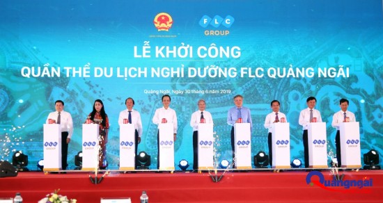 FLC Quảng Ngãi khởi công quần thể nghỉ dưỡng có quy mô 1.026 ha