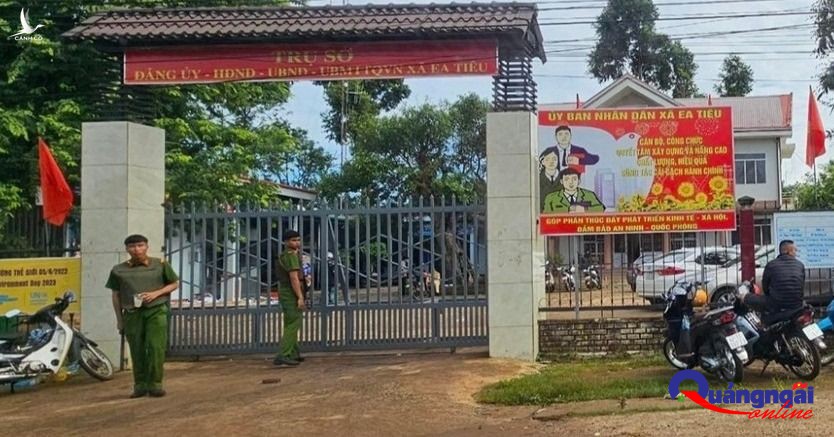 Đã bắt giữ 16 đối tượng liên quan vụ tấn công trụ sở Công an xã ở Đắk Lắk